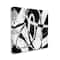 Stupell Industries Black & White Moving Abstract Canvas Wall Art